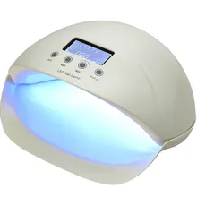 Бренд 50 Вт Профессиональный фен ногтей Led УФ лампа с интеллектуальный таймер памяти Невидимый Цифровой таймер ЖК-дисплей Дисплей для гвозди Инструменты