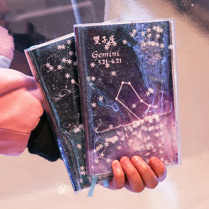 CXZY 12 Созвездия записная книжка бумажная сетка неделя ежемесячный планировщик