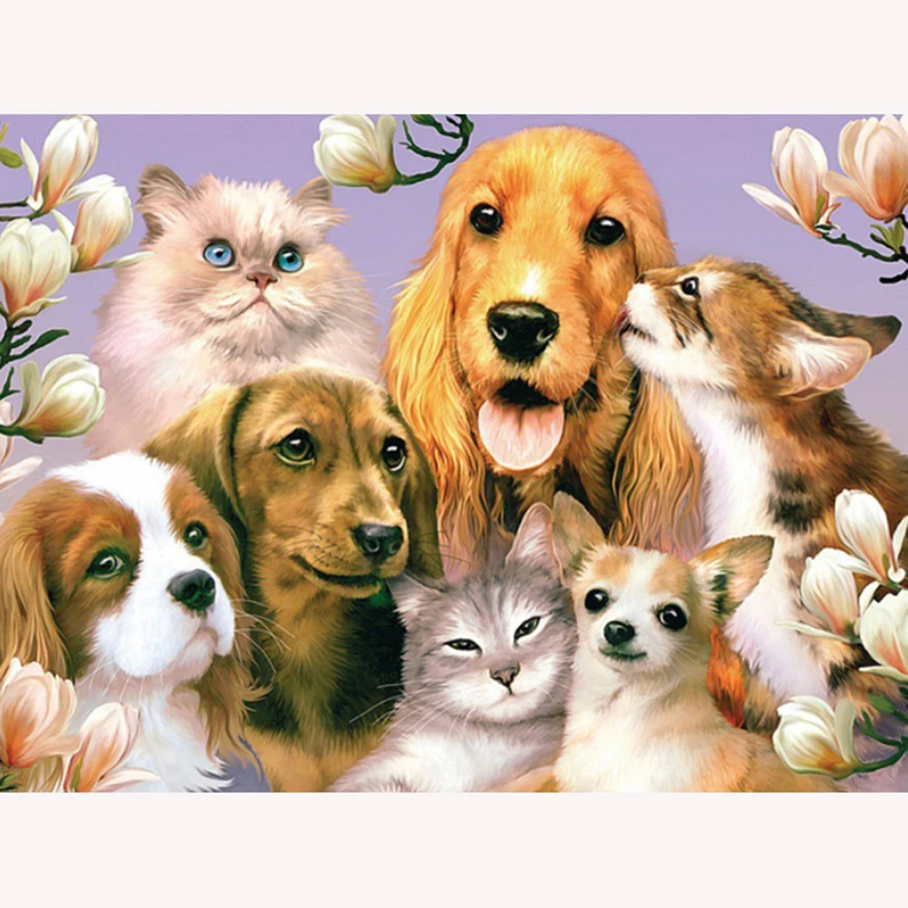 Full-circular-5D-DIY-Diamond-Painting-Dogs-Cat-Animals-Diamond-Embroidery-Cross-Stitch-Diamond-Rhinestone-Home
