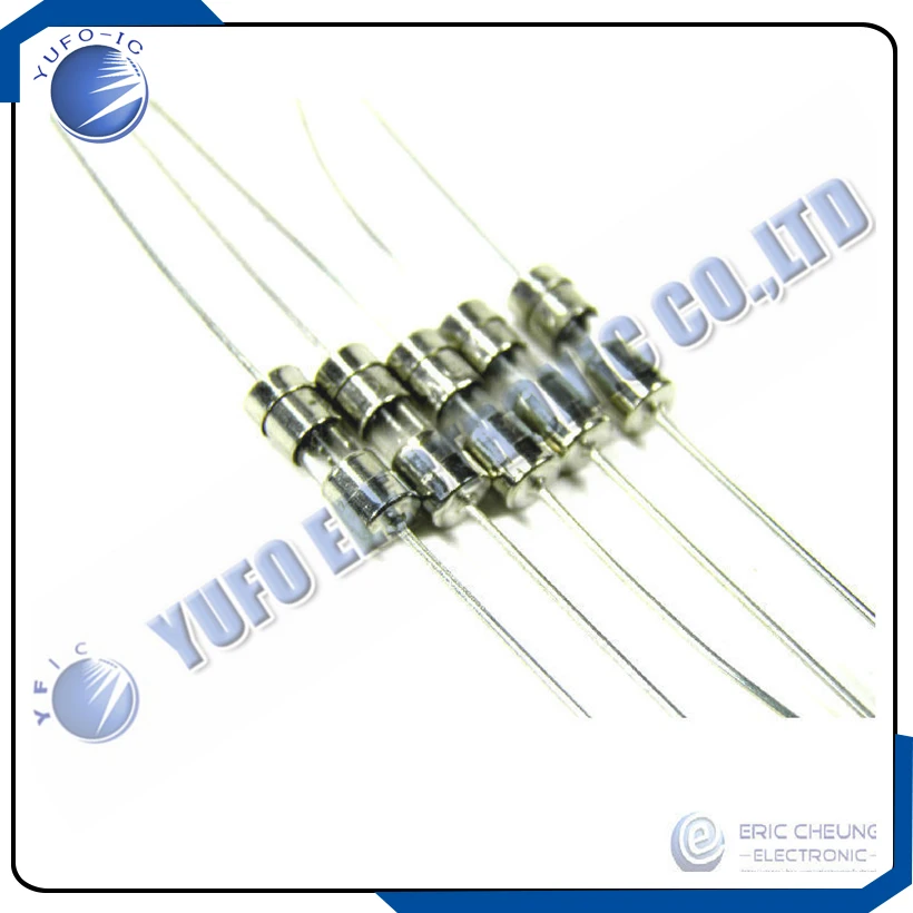50pcs 1A 250V 3.6x10mm Axial Leade Fuses Glass Slow Blow 1 Amp NEW 3.6*10MM 250V1A