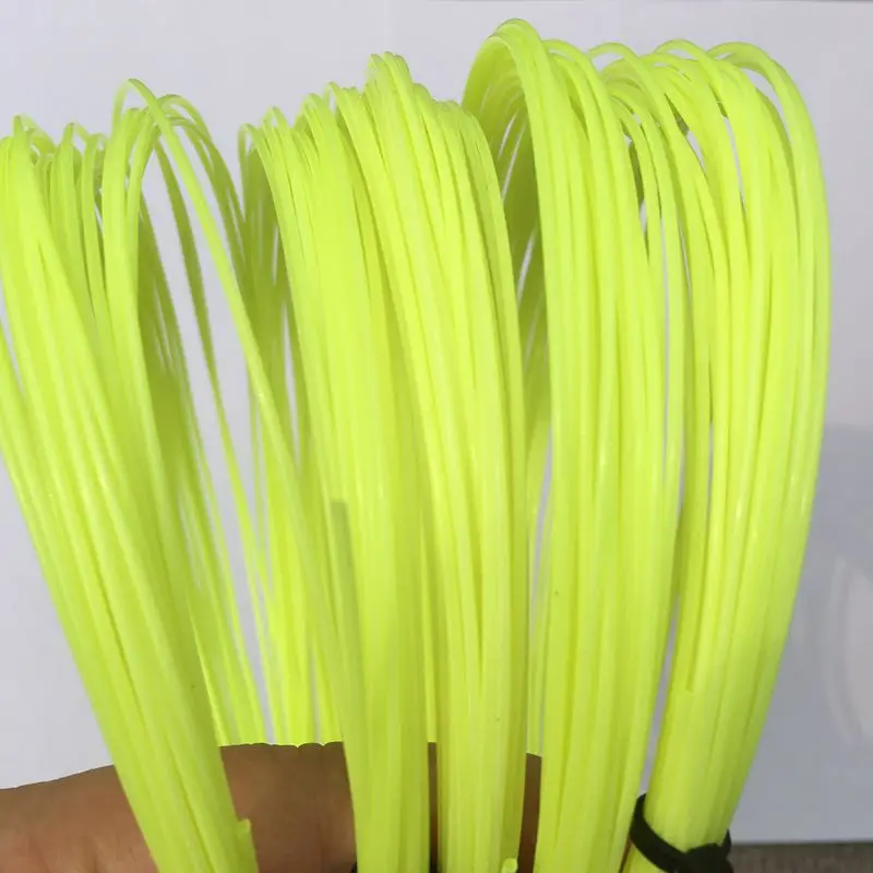 FREE Shipping 1 pc soft feeling neon green tennis racket string 1.3mm