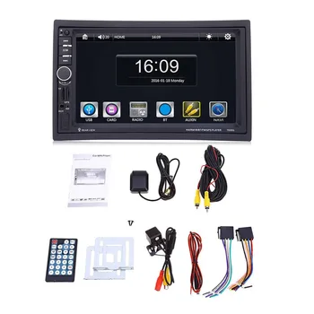 

Universal Design 7 Inch Digital Touch Screen 2 Din HD Car Radio MP5 Player Bluetooth GPS Navigation Muti-media Player