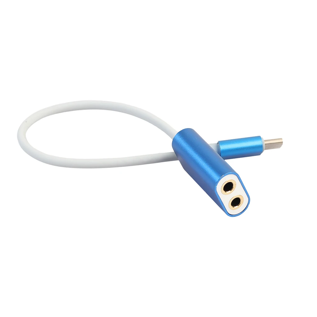 REXLIS Type C Male to Two 3.5mm Jack AUX Female Audio Adapter Earphone Cable Type-c to 3.5mm Earphone Spliter Adapter REXLIS Type C Male to Two 3.5mm Jack AUX Female Audio Adapter Earphone Cable Type-c to 3.5mm Earphone Spliter Adapter