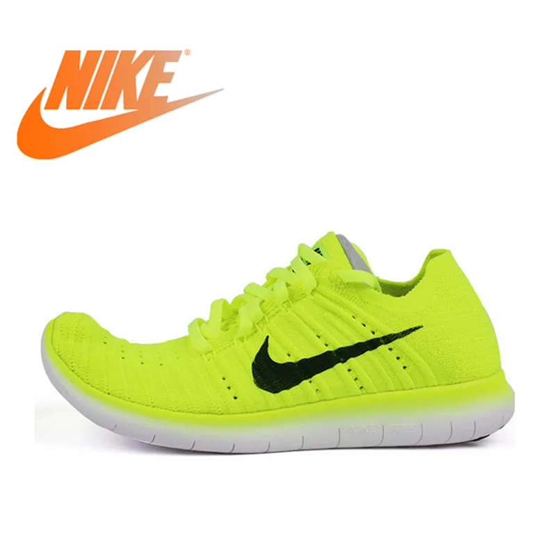 

Original Authentic NIKE FREE RN FLYKNIT R Women's Breathable Running Shoes Sneakers Outdoor Walking Jogging Comfortable Durable
