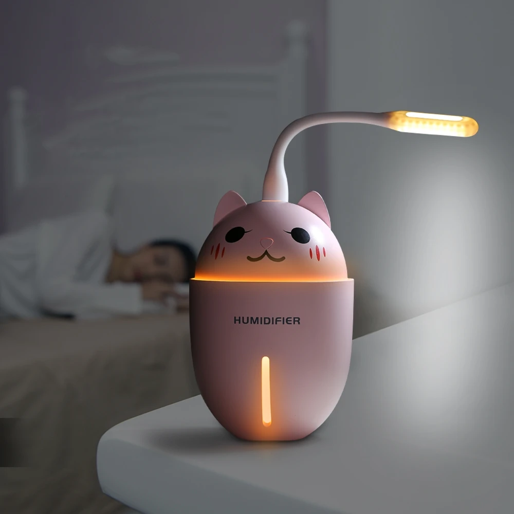 Details about Adorable Cat 3 in 1 USB Air Humidifier Ultrasonic Cool Mist Mini Fan Night Light Details about Adorable Cat 3 in 1 USB Air Humidifier Ultrasonic Cool Mist Mini Fan Night Light