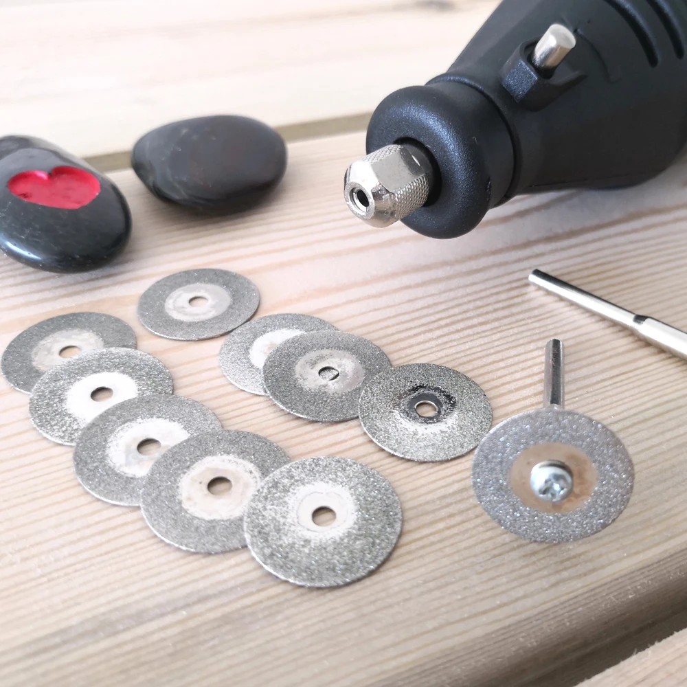 TASP 10vnt., 20 mm deimantu dengti pjovimo diskų peiliukai, ratų - Abrazyviniai įrankiai - Nuotrauka 2