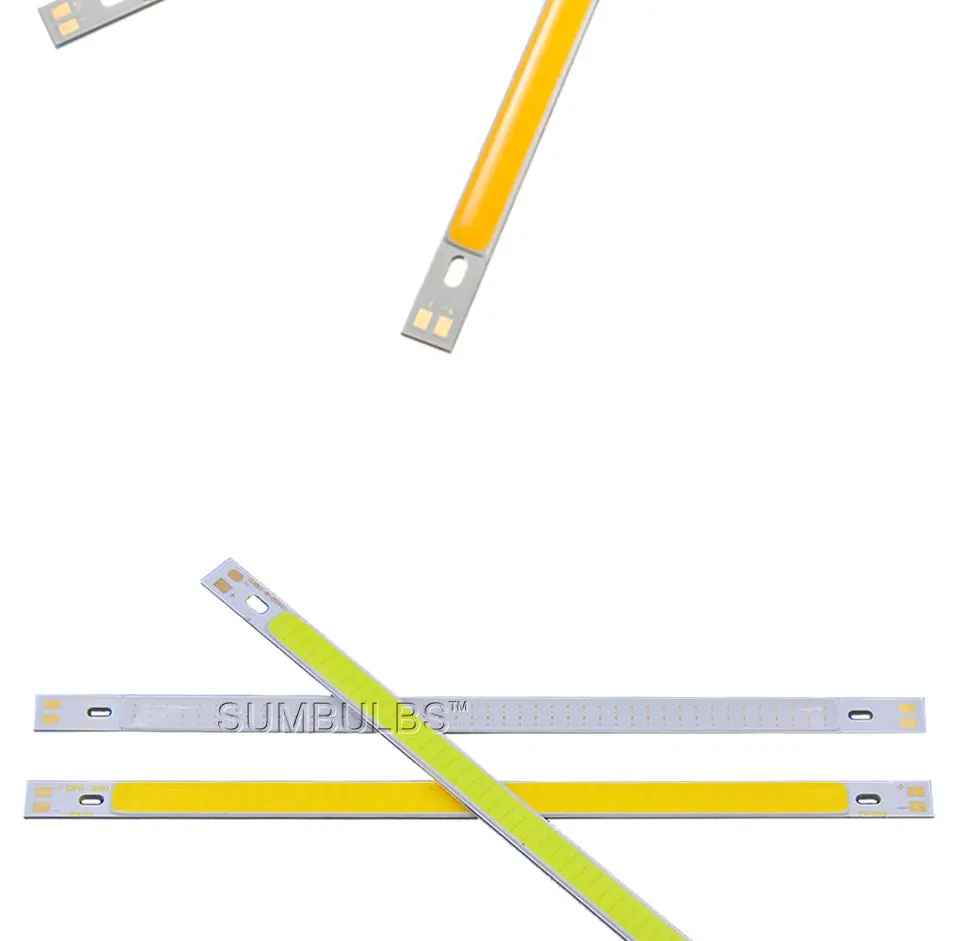 200x10MM 10W LED Light COB Strip Lamp DC 12-14V 1000LM Ultra Bright Red Blue Warm White Pure White 20CM LED Chip (3)