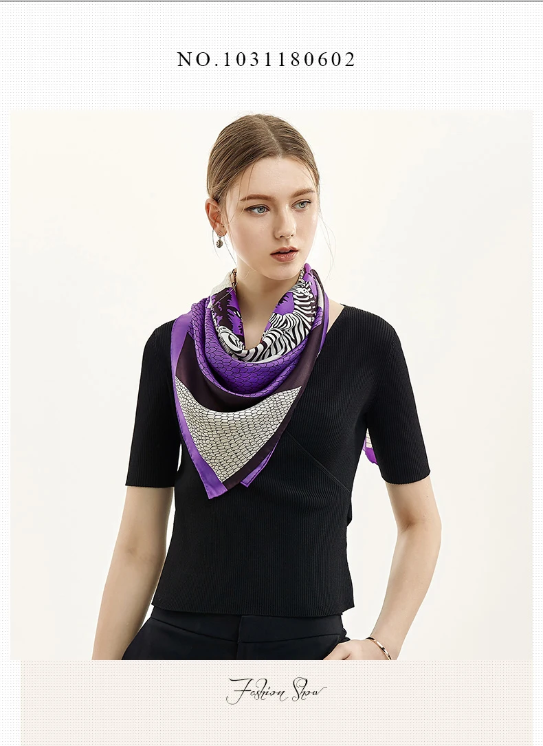 [BAOSHIDI] Новое поступление, роскошный брендовый дизайн, натуральный атласный Шелковый квадратный шарф для женщин, элегантный женский хиджаб шарф