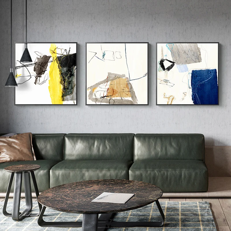 

Abstract Shapeless Canvas Painting Posters Print Modern Decor Wall Art Pictures For Living Room Bedroom Dinning Room Colorful