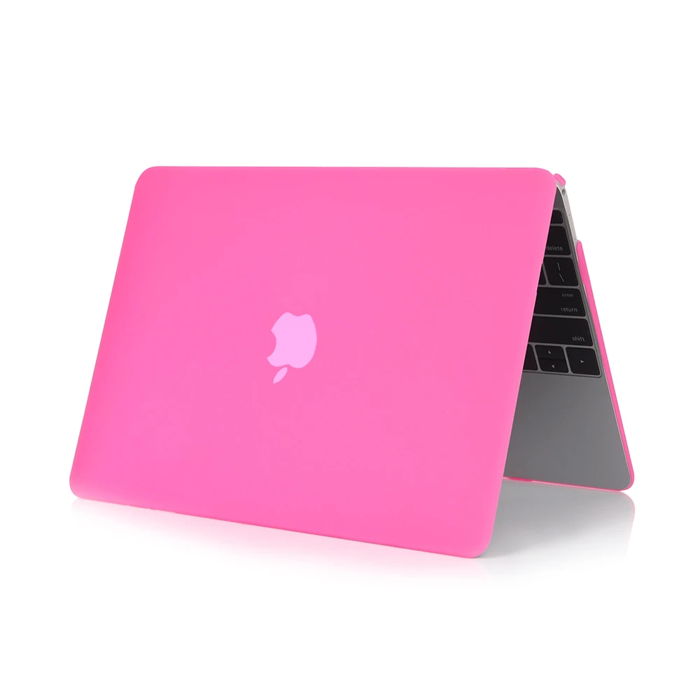 Бесплатная доставка хит продаж жесткий матовый чехол розового цвета для Apple Macbook