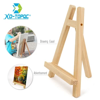 New Pine Wood Oil Painting Easel 28cm x 20cm Smooth Desktop Photo Advertisement Exhibition Drawing Supplies Wooden Easels WE02 1