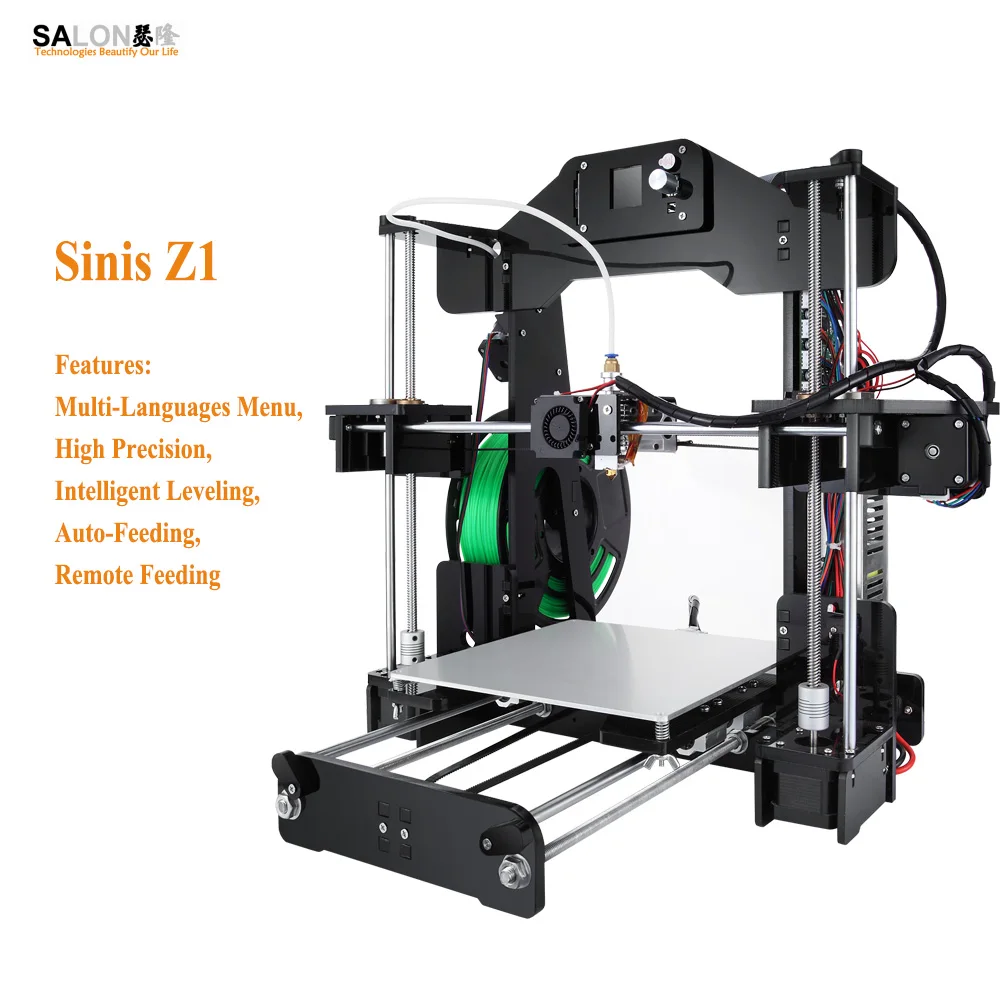 Z1 Upgraded i3 DIY 3d Printer Kit Multi language Auto feeding Easy Operating Impressora 3d New Educational Toy|3D Printers| - AliExpress