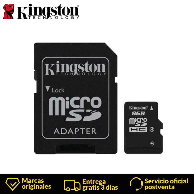 Kingston Technology Canvas Select Class 4 micro SDHC 8GB Micro SD Card 8GB MicroSD Flash Memory Card Black sd card+Adapter Kingston Technology Canvas Select Class 4 micro SDHC 8GB Micro SD Card 8GB MicroSD Flash Memory Card Black sd card+Adapter