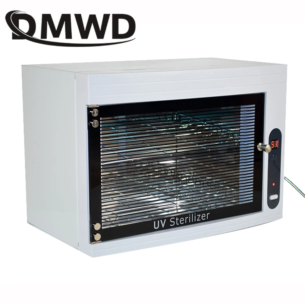 DMWD UV Sterilizer Disinfection Box mini ozone sterilizing machine dental Ultraviolet sterilization cabinet Nail Tools For Salon