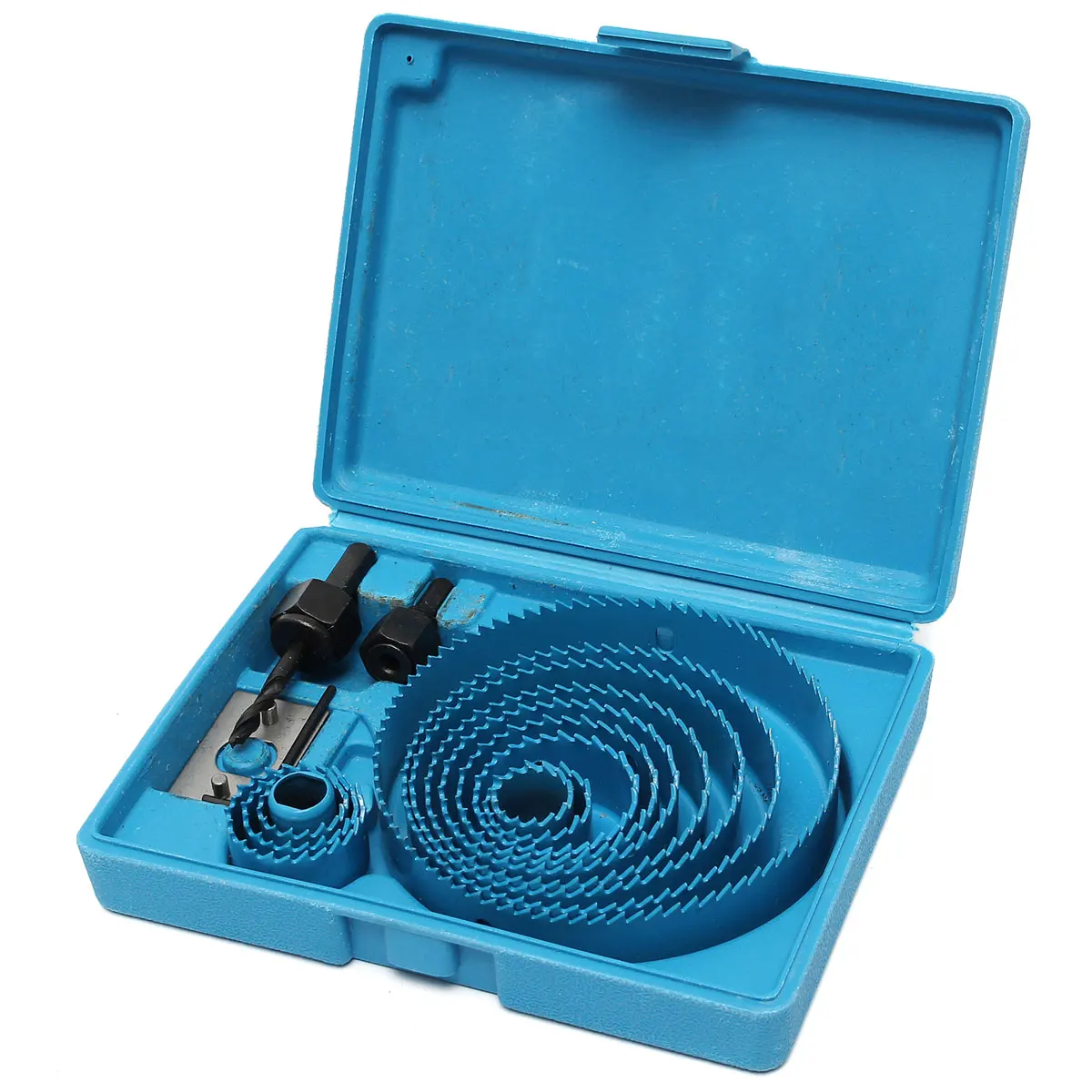 

13pcs 19-127mm Hole Saw Set Kit Metal Alloys Carbon Steel Cutting Drill Bits Hex Wrench Woodorking Cutting Tool with Case