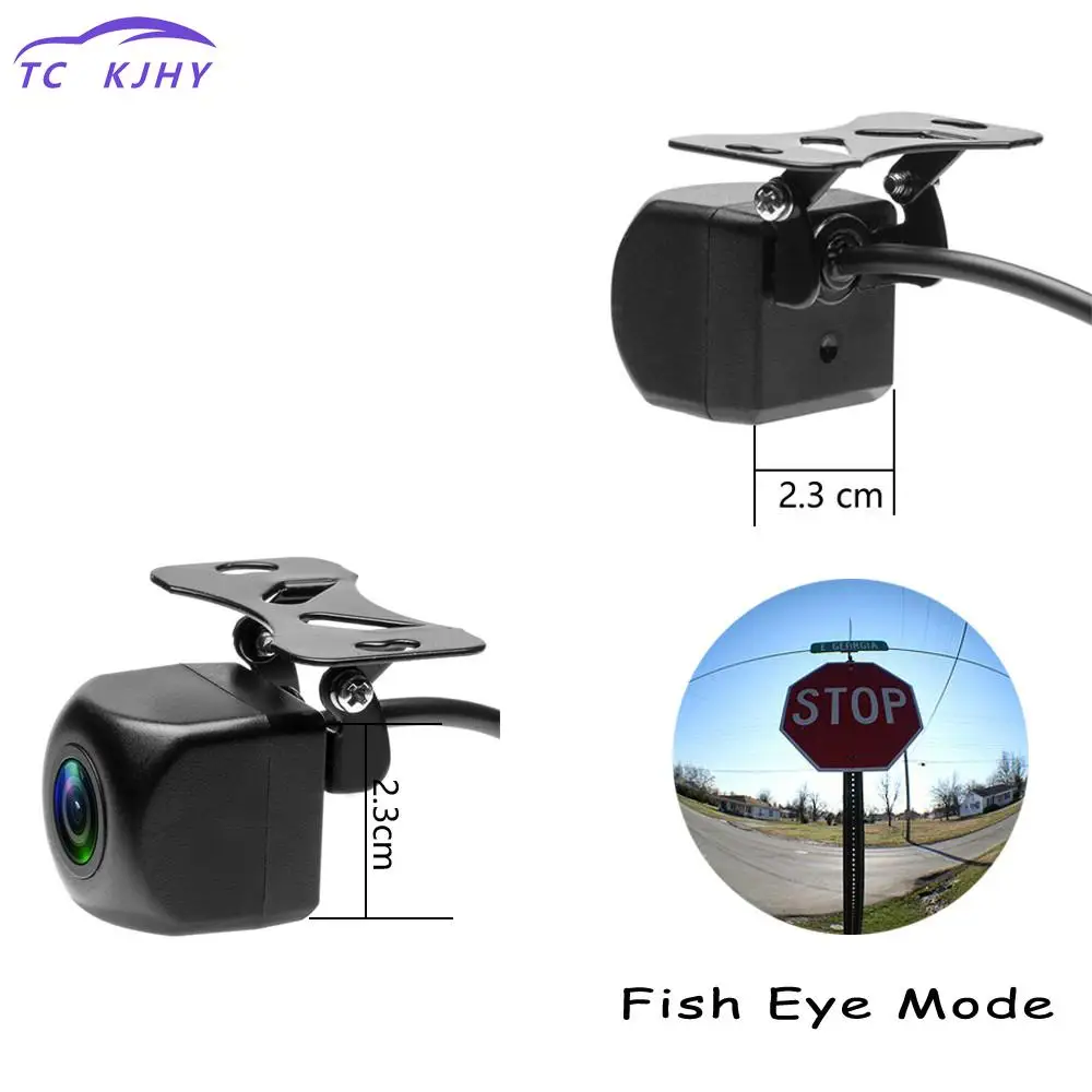 Koop 2018 Auto Achteruitrijcamera Vis Ogen Nachtzicht Waterdichte Ip68 Omkeren Auto Backup Camera Parkeerhulp Camera
