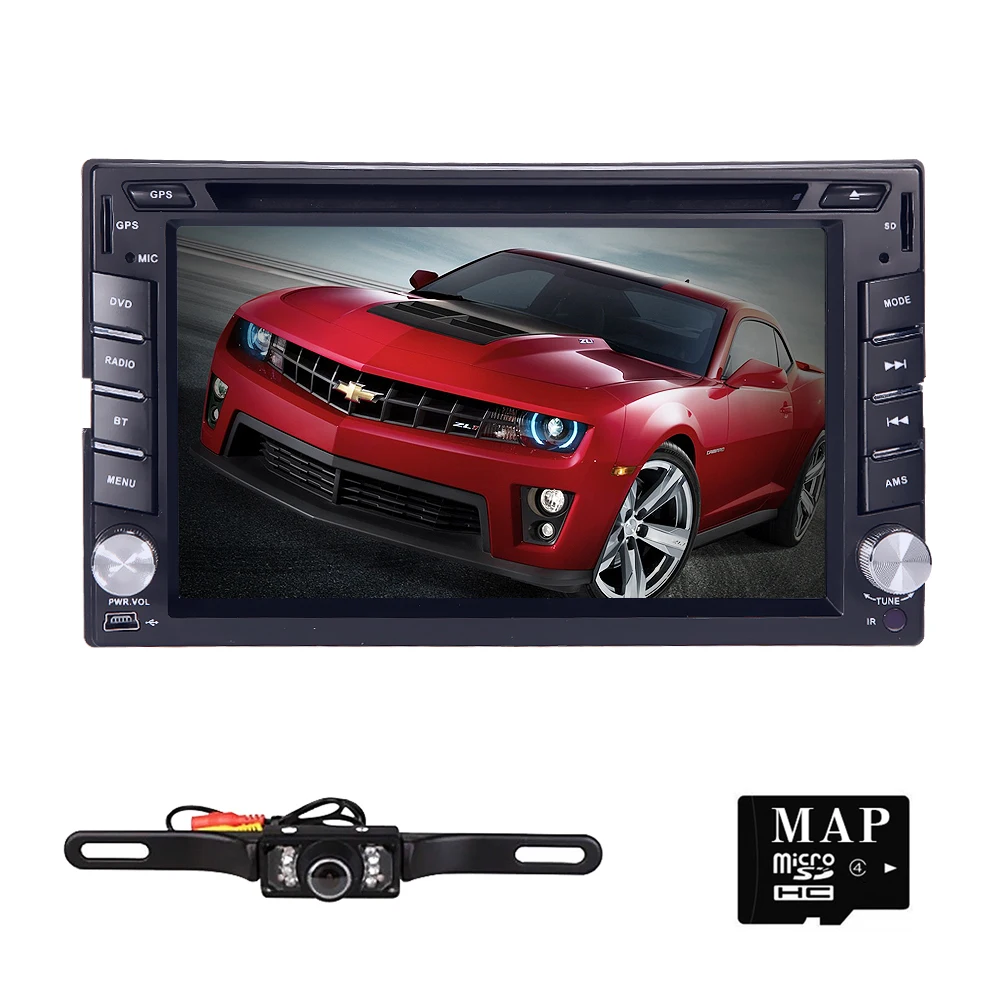 

6"2din AutoRadio Car multimedia Car DVD Player For Nissan Tape Recorder GPS Navi Stereo In dash Universal Double Head unit Audio