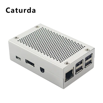 

Hot Sale Raspberry Pi 3 Model B Aluminum Case Silver Cooling Box Shell Suitable for Raspberry Pi 3B+ Pi3 3B Plus Enclosure