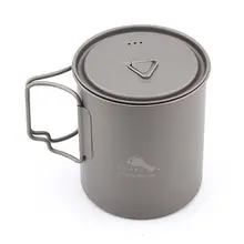 TOAKS de titanio de olla y taza (375ml 450ml 550ml 650ml 700ml 750ml 800ml 900ml 1100ml)