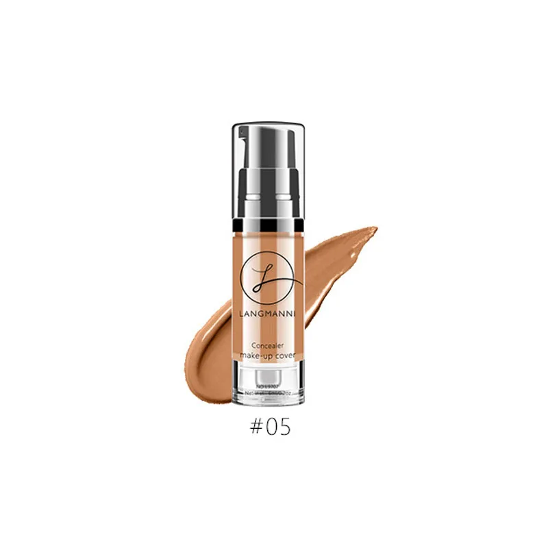 6ml Concealer Makeup 6 Colors Full Cover Face Corrector Cream Waterproof Natural Make Up For Eye Dark Circles Cosmetic