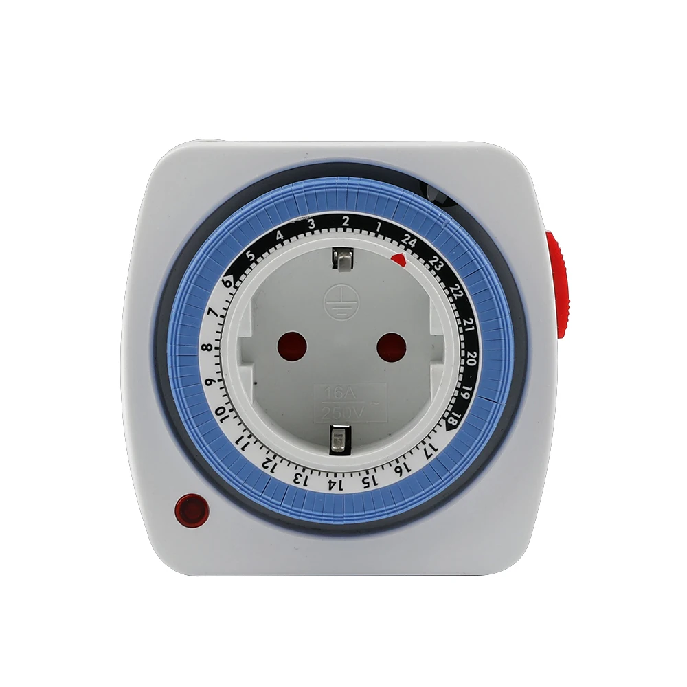 

2019 New Socket Mechanical Program Timer Switch Socket Wall Outlet Protector Energy Saveing