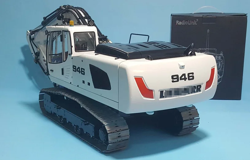 rc metal hydraulic excavator