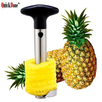 

QuickDone Fruit Pineapple Corer Slicer Peeler Easy Cutter Stainless Steel Kitchen Fruit Tools Kitchen Accessories AKC5007