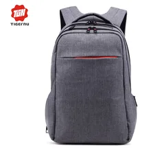 Marca Gris Tigernu Mochila Mochila de Lona Ocasional Mochila Mujeres Bolsas para Mujeres Bolsas Femininas Bolsa Mochila 15.6 Bolsa de Ordenador Portátil
