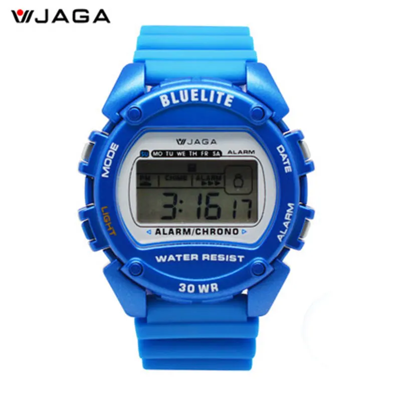 JAGA Роскошные брендовые Для мужчин кварцевые часы Relogio мужские цифровые часы Kol Saati Водонепроницаемый Цифровые наручные часы M175