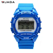 JAGA Роскошные брендовые Для мужчин кварцевые часы Relogio мужские цифровые часы Kol Saati Водонепроницаемый Цифровые наручные часы M175