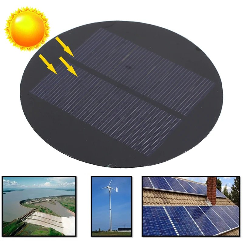 

Solar Charger Pane Polysilicon Battery Charger Durable Solar Cell Garden Light Mini Battery 4.5V 100MA 0.45W Diy Toy
