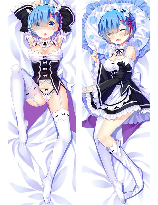 Аниме Dakimakura Body Re Zero Kara Hajimeru Isekai Seikatsu 150x50 см 100x35 см наволочка манга 2 - Цвет: 24