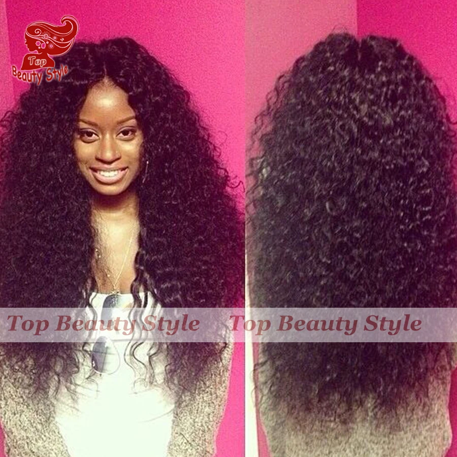 

Brazilian Curly Synthetic Lace Front Natural Black Color Afro Curly Hair Glueless Synthetic Lace Front Wigs For Women