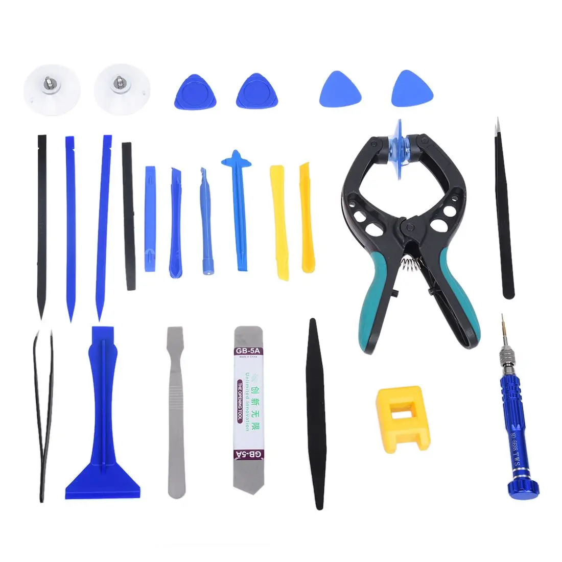 

Professional Mobile Phone Repair Tools Kit Spudger Pry Opening LCD Screen Tool Screwdriver Set Pliers Suction Cup For iPhone 5 6