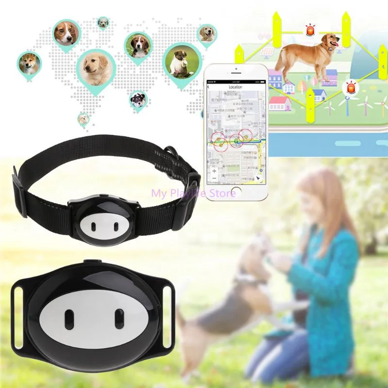 Pet Locator Intelligence GPS Tracker Location Waterproof Collar Geo