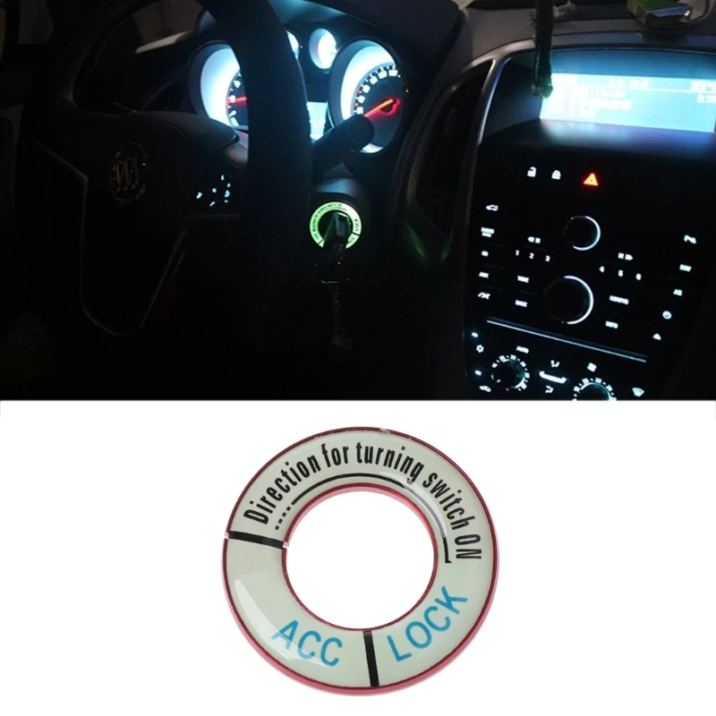 

2019 New Car Ignition Key Hole Switch Ring Cover Trim For Peugeot 307 308 3008 Citroen C4 Auto Accessories