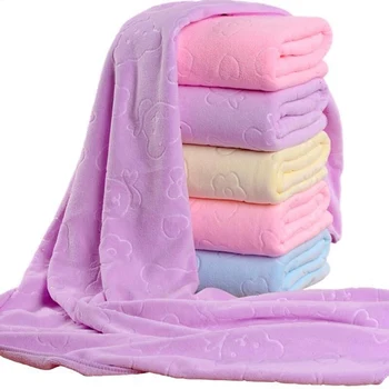 

2019 New Arrival Quick-drying Towel 70x140cm Absorbent Bear Cartoon Microfiber Beach Bath Towel