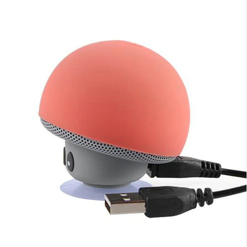 Беспроводной мини динамик в форме гриба Bluetooth 4 1 mp3 плеер с микрофоном портативный