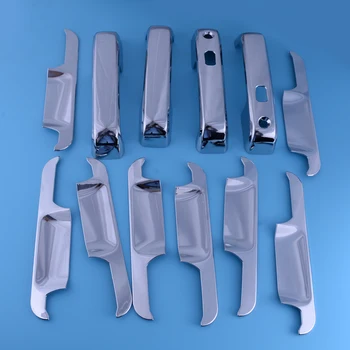 

DWCX ABS Chrome Car Exterior Door Handle Cover Surrounds Trim Decoration Protector Fit for Ford F150 2015 2016 2017 2018 2019