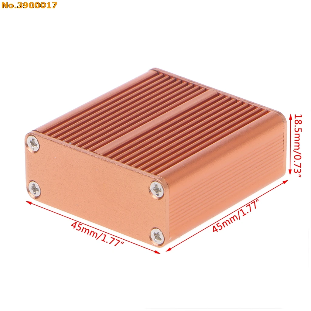 Прочный DIY Алюминиевый Чехол электронный проект PCB ящик для инструментов 45x45x18,5 мм