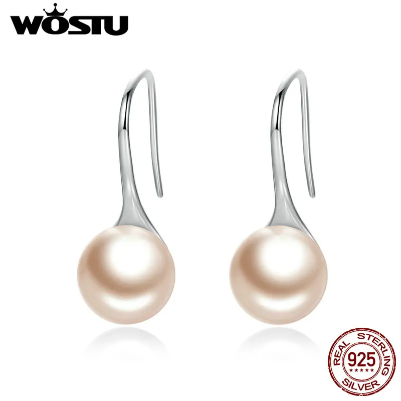 Женские серьги подвески из серебра 925 пробы с искусственным жемчугом|earrings for|dropping earrings for womenearrings women jewelry |