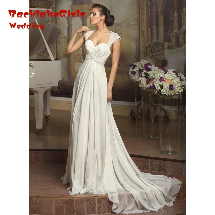 font b 2017 b font Vesido De Noiva Cap Sleeve font b Wedding b font