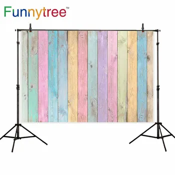 

Funnytree backdrops fond studio photo colorful wooden wall Texture light color Easter wedding background photocall Wallpapers