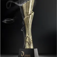 Высокое качество! Кубок каучук, позолоченный высококачественный металлический трофей, пятиконечный Звездный трофей