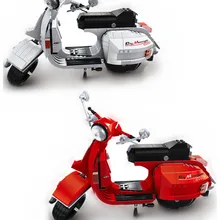 XingBao 03002 732 шт. подлинной творческой дизайн серии Classic Vespa P200 Moto строительные блоки кирпичи мальчик игрушки модель подарки