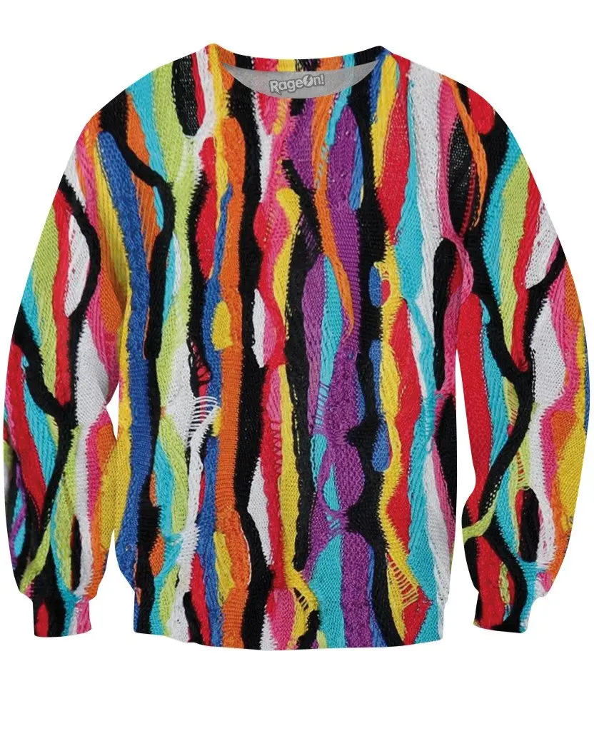 

That Sweater Doe Crewneck Sweatshirt Hoodies Harajuku Streetwear Long Sleeve Fashion Stripe Tops 5XL