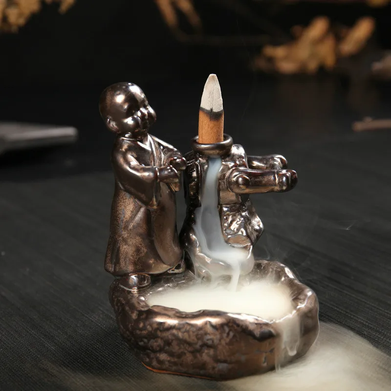 T Wholesale Ceramic Smoke Backflow Town Cone Censers Burner Living Room