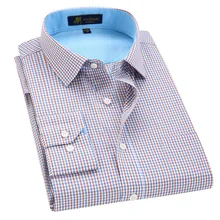 Новинка, летние тонкие клетчатые деловые повседневные мужские рубашки с длинным рукавом, брендовые высококачественные классические мужские рубашки в клетку
