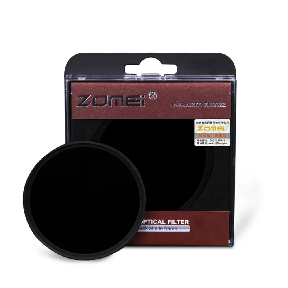Zomei Infravermelho ir Filtro 680nm 720nm 760nm 850nm 950nm X-ray Infravermelho para Slr Dslr Câmera Lente Nikon Canon Sony - Image 5