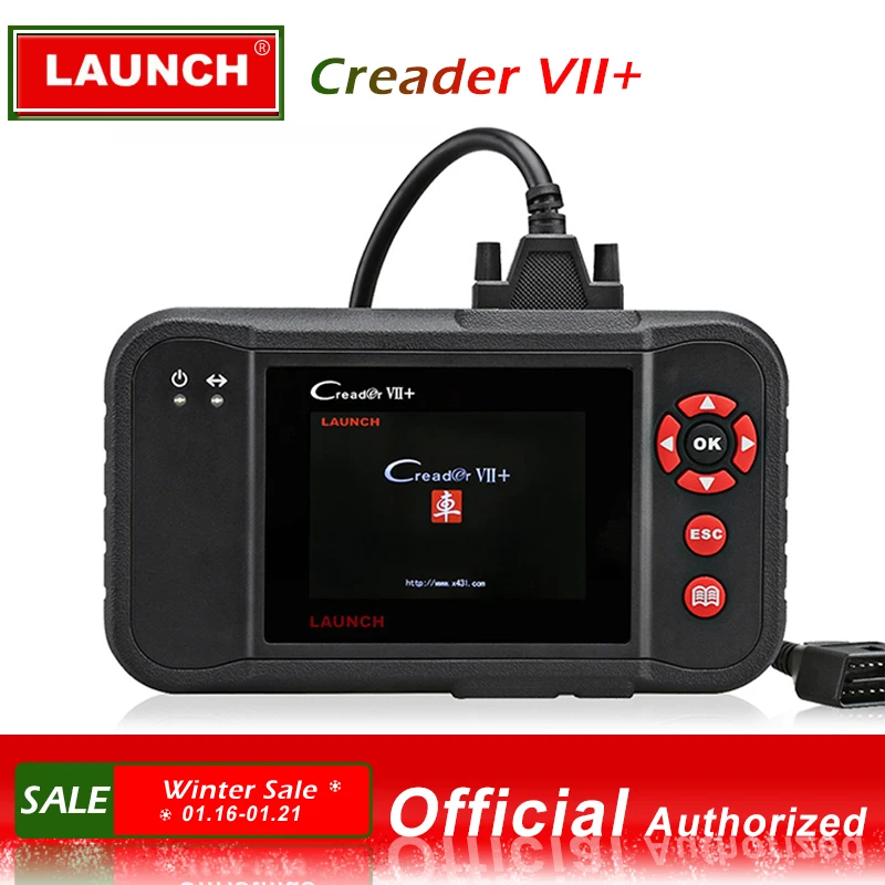 Launch X431 Creader VII Plus VII+ Auto Code Reader OBD2 OBD 2 Scanner Launch CRP123 OBDII Diagnostic Tool Automotive Scan Tool Launch X431 Creader VII Plus VII+ Auto Code Reader OBD2 OBD 2 Scanner Launch CRP123 OBDII Diagnostic Tool Automotive Scan Tool
